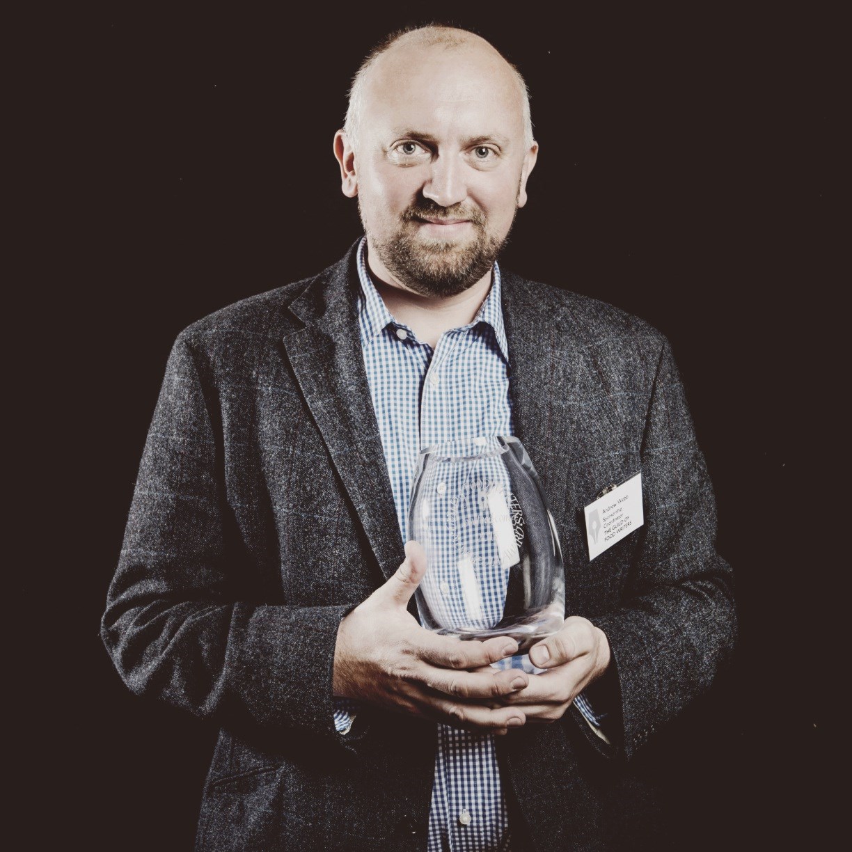 Andrew Webb from LoveFood (winners of the New Media Award)